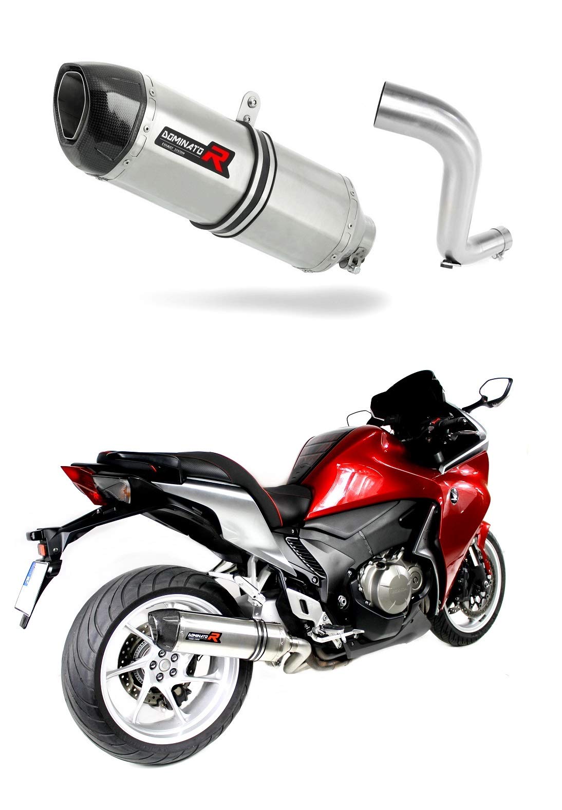 VFR 1200F 1200 F Exhaust HP1 Carbon Dominator Racing